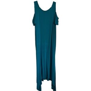 Lane Bryant Asymmetrical Blue Sundress
